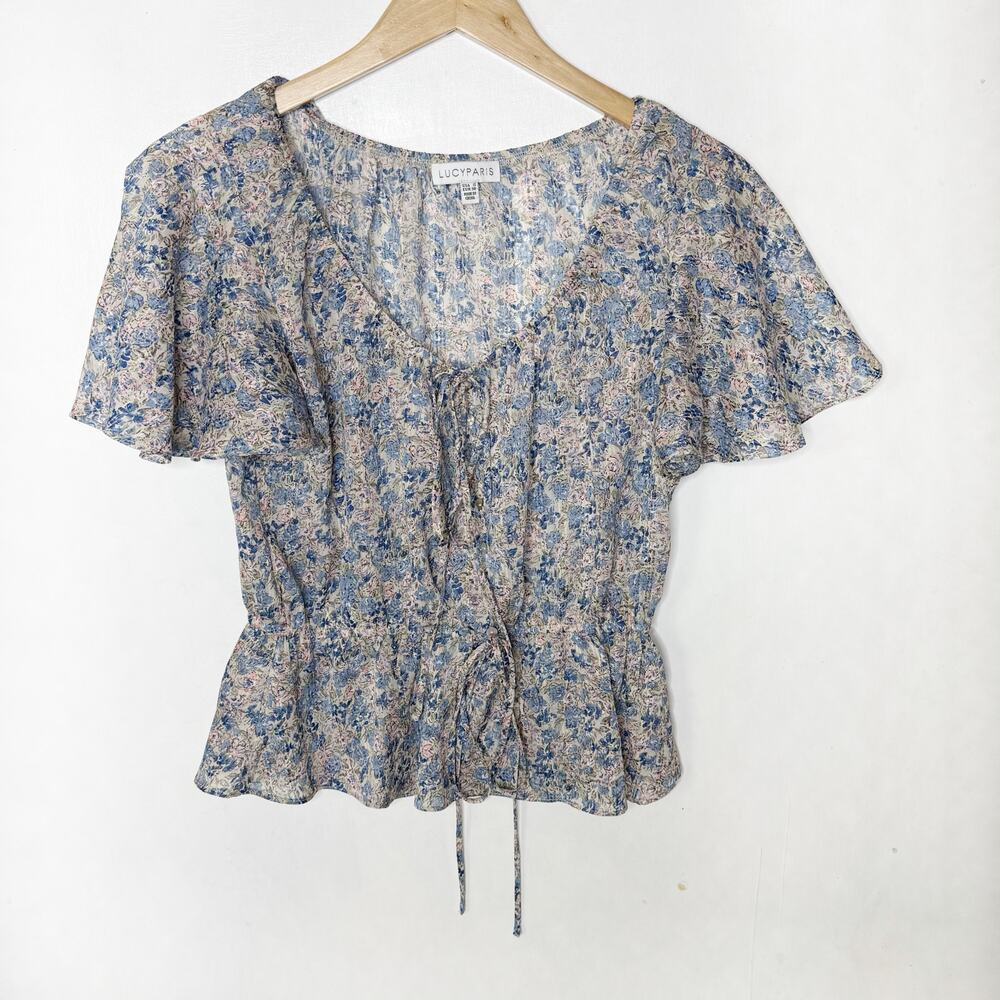 LUCY PARIS Floral Blouse
